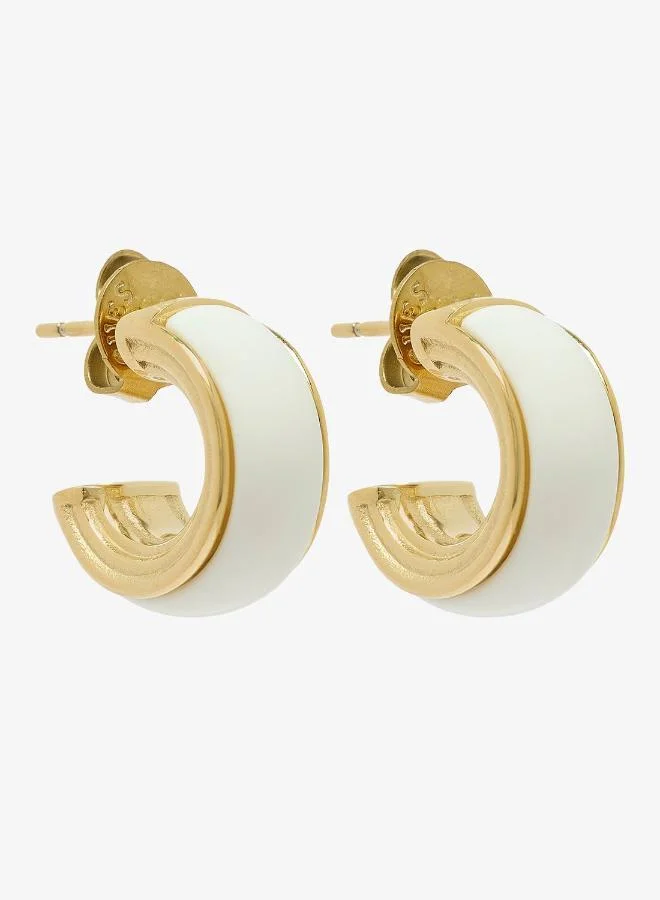 Logo 16Mm Polished Resin Hoops