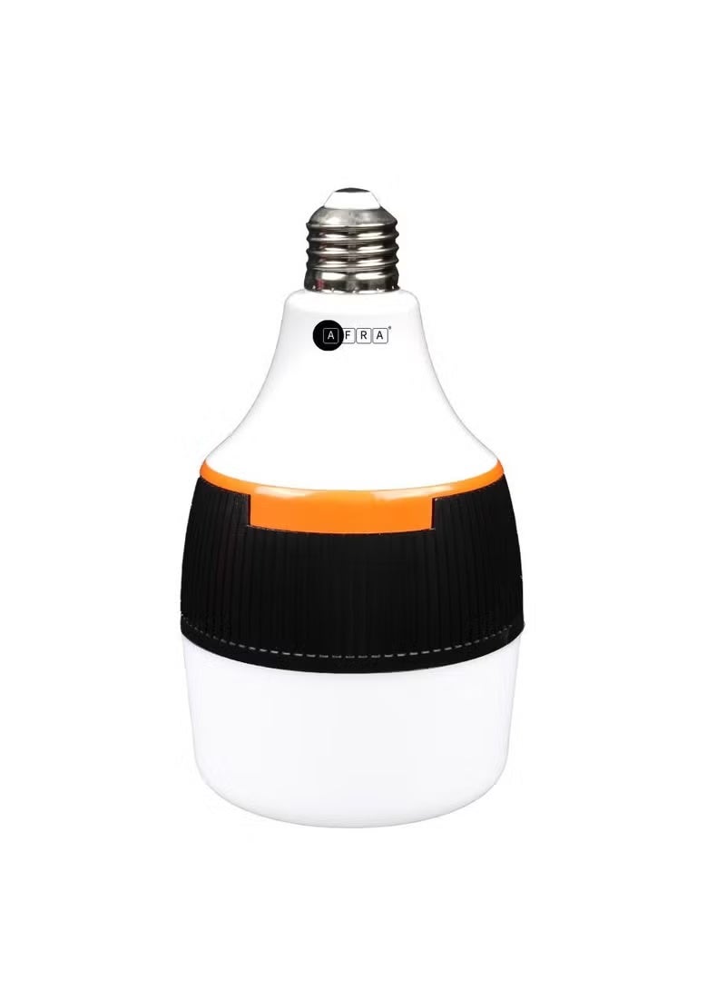 AFRA مصباح LED طوارئ AFRA، 40 واط، 220-240 فولت، للاستخدام الداخلي والخارجي، زاوية شعاع 240 درجة، قاعدة اتصال E27، درجة حرارة لون أبيض ثلجي، مقاوم للاشتعال، AF-288LEDB - Image 1