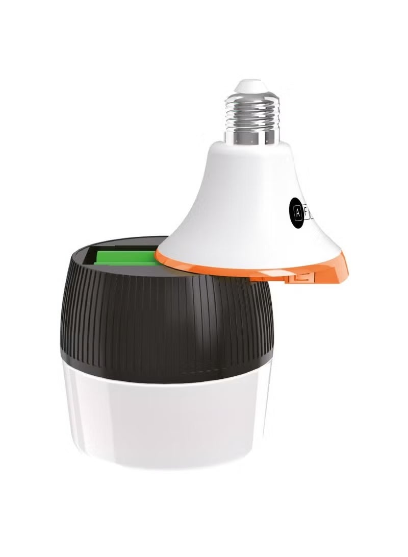 AFRA مصباح LED طوارئ AFRA، 40 واط، 220-240 فولت، للاستخدام الداخلي والخارجي، زاوية شعاع 240 درجة، قاعدة اتصال E27، درجة حرارة لون أبيض ثلجي، مقاوم للاشتعال، AF-288LEDB - Image 4