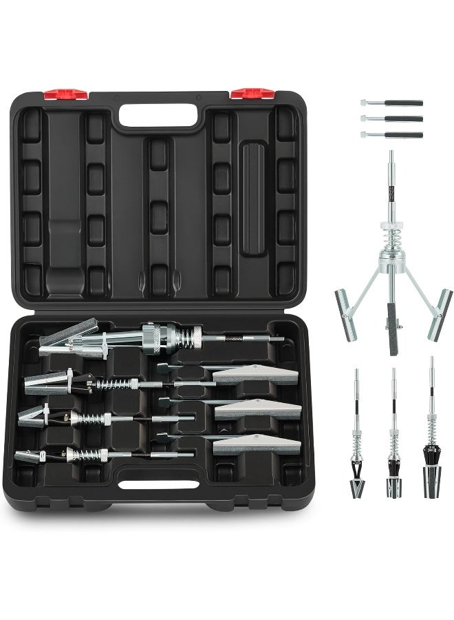 Orion Motor Tech OMT Cylinder Hone Tool Set with Tool Box 1-1/8" 2" and 3" Replacement Honing Stones, 7pc Engine Honing Tool Kit for 3/4" to 7" Cylinders, Machinist Tool Box for Engine Piston Servicing  - Image 1