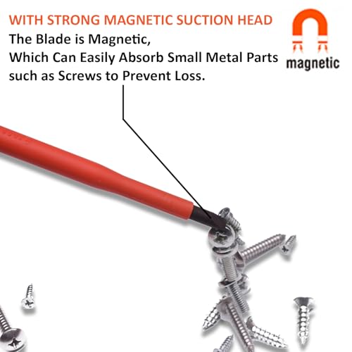 HARDEN Insulated Magnetic Phillips Type Screwdriver PH1 X 180mm - Professional Electrician VDE Can Withstand 1000V - Total Length 180mm - 801005 - Image 5