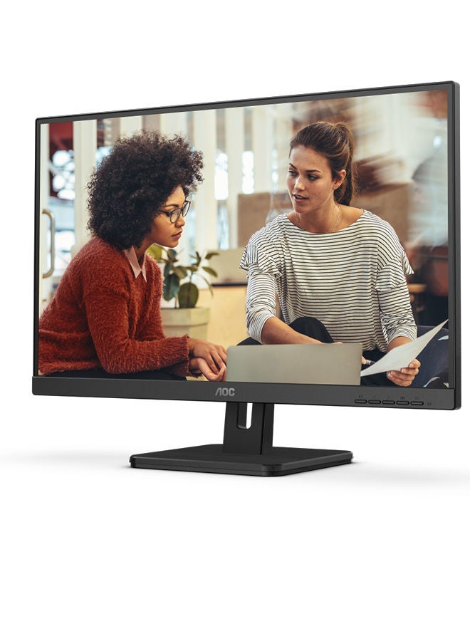اي او سي شاشة 27 بوصة 27V5C/BK IPS بدون إطار FHD مع منفذ عرض USB C HDMI وحامل قابل لضبط الارتفاع ومكبرات صوت 3 وات - Image 2
