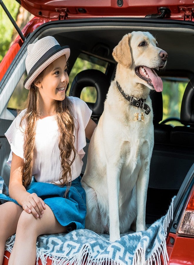 Yookeer مجموعة يوكير من 24 قطعة من بطاقات تعريف الكلاب الأكريليكية الفارغة، مقاس 1.49 × 1 بوصة، على شكل عظمة مزدوجة، مع حلقات مفاتيح، لتسجيل اسم ورقم الحيوان الأليف، ولأعمال الزينة والحرف اليدوية. - Image 5