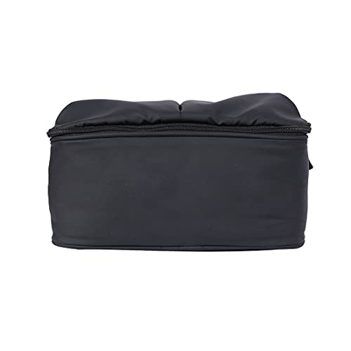 Gear Polyester Sauve Toilet 6L Small Waterproof Makeup Pouch/Toilet Kit/Toiletry Bag/Travel Bag/Travel Pouch with Wall Hanging Loop (Black -White) - Image 5