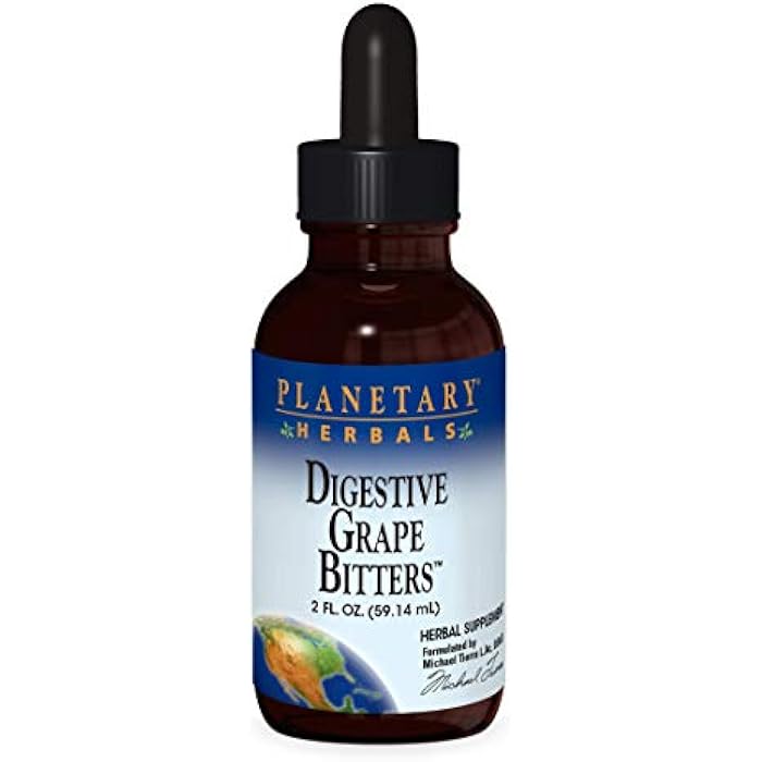 Planetary Herbals Digestive Grape Bitters Herbal Supplement, 2 Fluid Ounce - Image 1