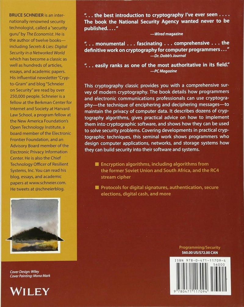 Applied Cryptography: Protocols, Algorithms, and Source Code in C - Image 2