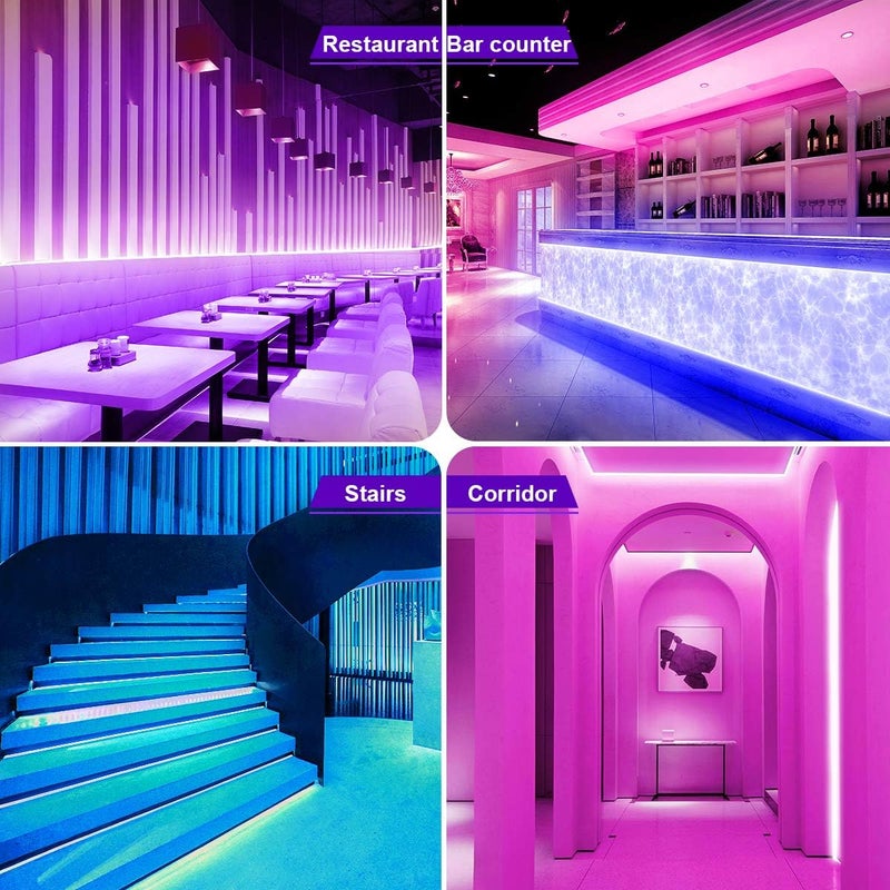 dalattin Waterproof Led Lights Outdoor Led Strip Lights 32.8ft RGB 300 LEDs Color Changing Led Rope Lights with 44 Keys IR Remote, 2 Rolls of 16.4ft - Image 3