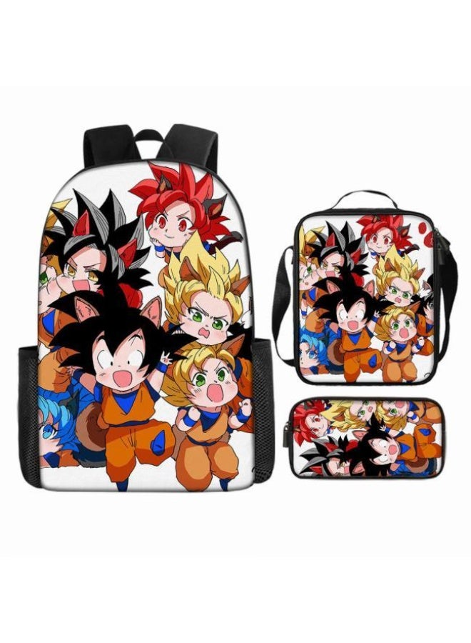 عام حقيبة الظهر المطبوعة الشائعة - مجموعة حقيبة الظهر المكونة من ثلاث قطع (يمكن استخدامها للطلاب والأطفال والأصدقاء للنزهات وتسلق الجبال وما إلى ذلك) - 22 - Image 5