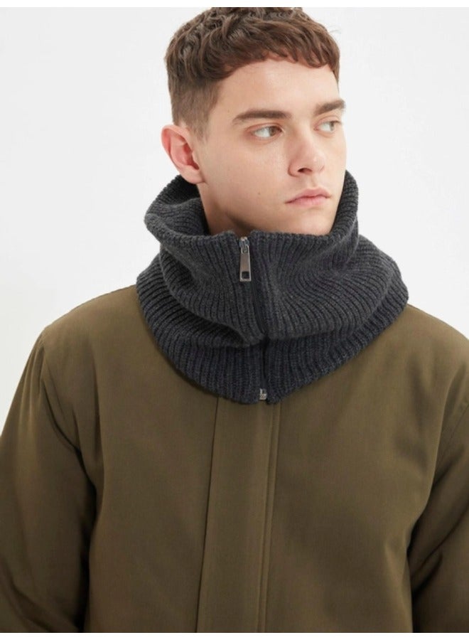 trendyol Snood Scarf - Gray - Image 5