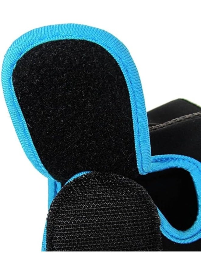 Padded half-finger sports gloves – Non-slip gym gloves for weightlifting and fitness training - Image 4