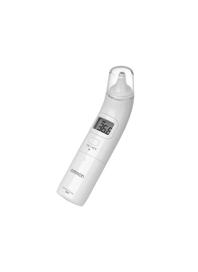 Omron Omron Gentle Temp 520 Ear Thermometer – 1-Second Infrared, 9-Memory, LCD, °C/°F, Baby to Adult  - Image 1