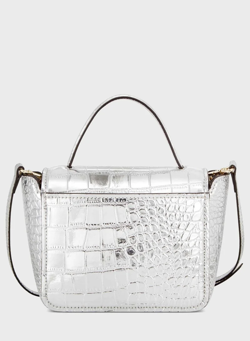 NINE WEST Textured Satchel