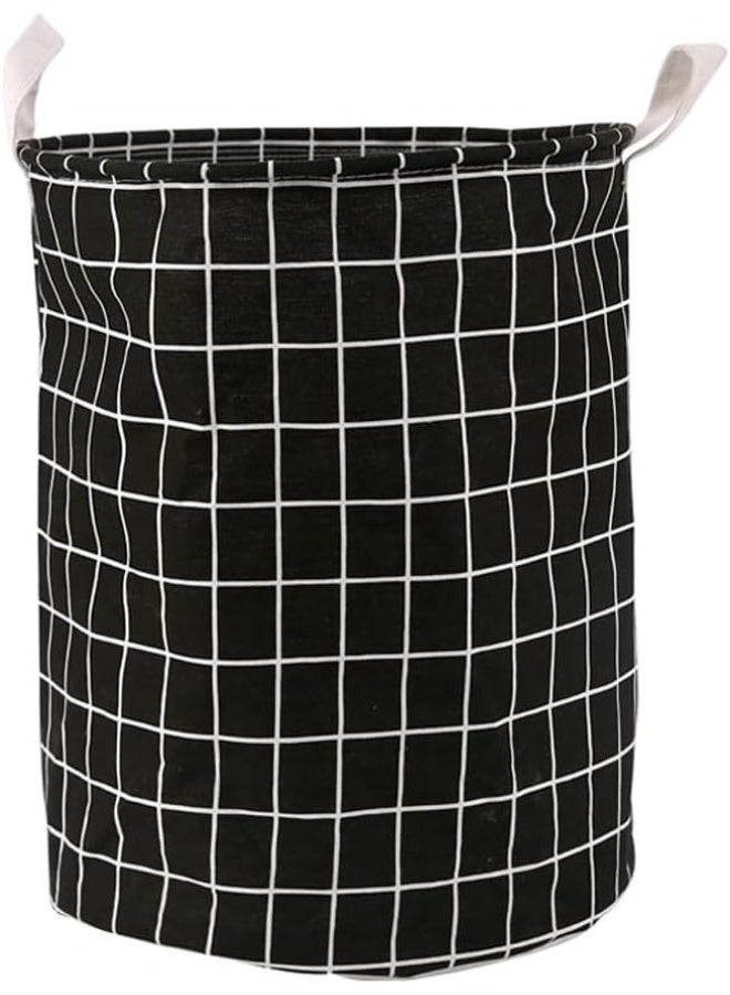 Laundry Basket, Convenient, Multi-functional, Foldable Laundry Basket, Easy to Use, Stylish, Large Capacity, for Home (Black Mesh)  - Image 1