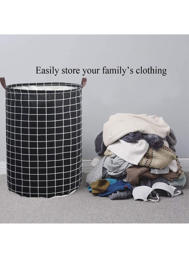 Laundry Basket, Convenient, Multi-functional, Foldable Laundry Basket, Easy to Use, Stylish, Large Capacity, for Home (Black Mesh)  - Image 5
