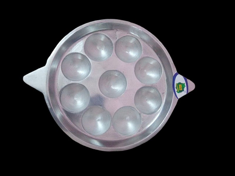 RKR KITCHEN Indolium Paniyaram/Paddu/Ponganalu Pan/Kallu/Chatti 9pit - Image 2