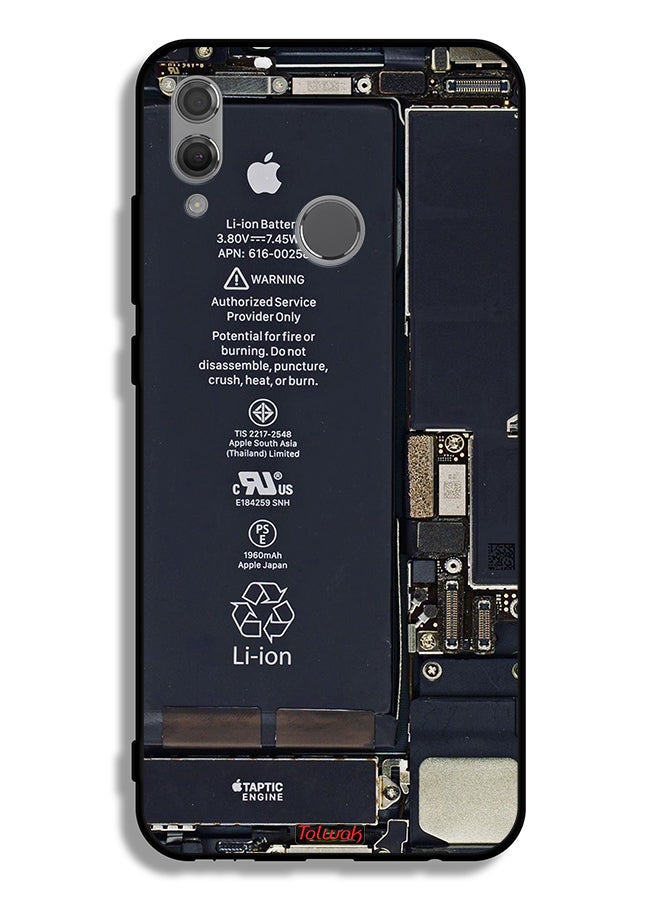 Tolwak Honor 10 Lite Protective Case Cover Phone Circuit Pattern - Image 2