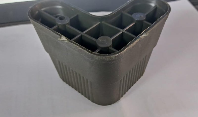 Generic PTC Fibre Black Fiber Sofa Leg 