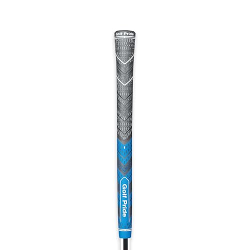 Golf Pride MCC Plus4 Golf Club Grip - All-Weather Hybrid Grip with Larger Lower Hand - Brushed Cotton Cord & Pebbled Texture - Standard - Blue - Image 1