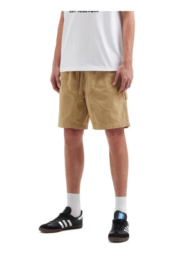 فينجركروكس شورت عمل فضفاض مزدوج الركبة