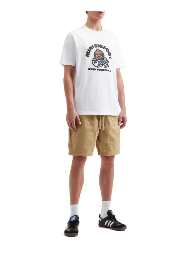 Fingercroxx  Double Knee Loose Worker Shorts for Men | Best Price UAE