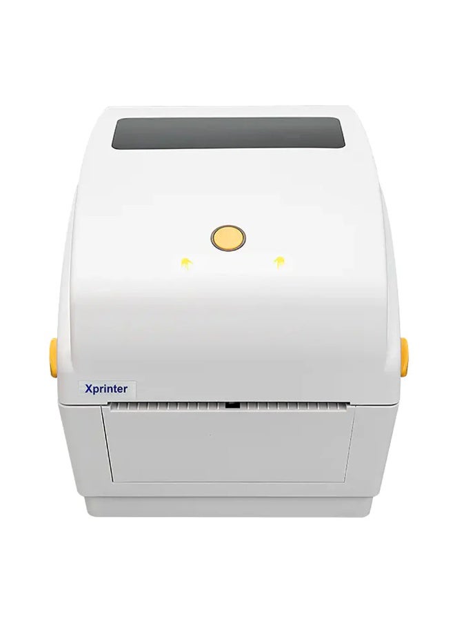 Xprinter XP-428B Thermal Barcode Label Printer, 203 DPI, USB Interface, 152 mm/s Print Speed, Direct Thermal Printing Method, White - Image 1