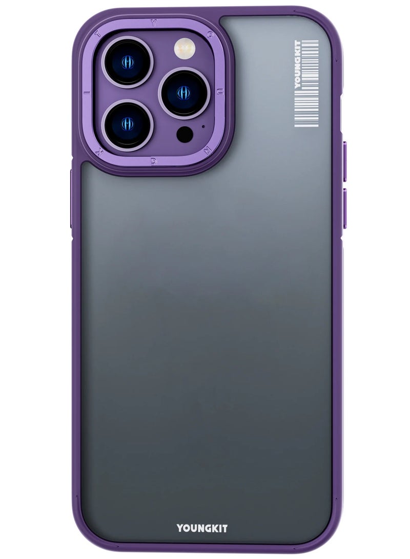 Young Kit Rock Sand Skin Feel Apple iPhone  14 Pro max Case - Image 1