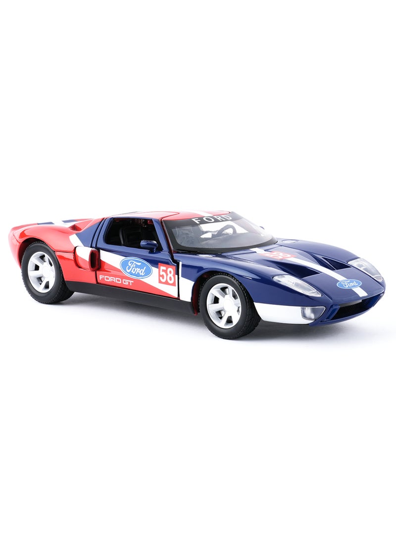 MOTORMAX GT Racing Ford GT Concept Die-Cast Model Car 1:24 Scale | Officially Licensed Supercar Collectible | Opening Doors, Detailed Interior & Free-Wheeling Die-Cast Toy - Image 1
