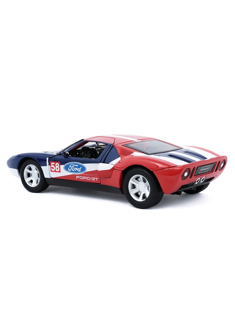 MOTORMAX GT Racing Ford GT Concept Die-Cast Model Car 1:24 Scale | Officially Licensed Supercar Collectible | Opening Doors, Detailed Interior & Free-Wheeling Die-Cast Toy - Image 2