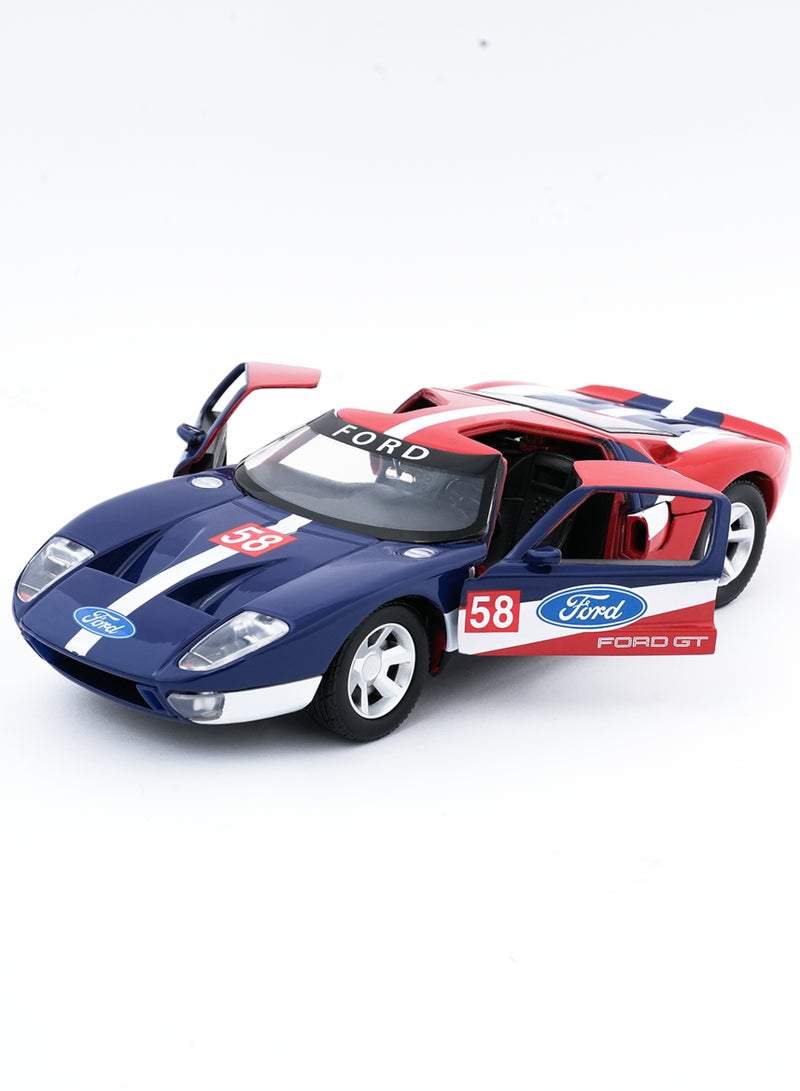 MOTORMAX GT Racing Ford GT Concept Die-Cast Model Car 1:24 Scale | Officially Licensed Supercar Collectible | Opening Doors, Detailed Interior & Free-Wheeling Die-Cast Toy - Image 3