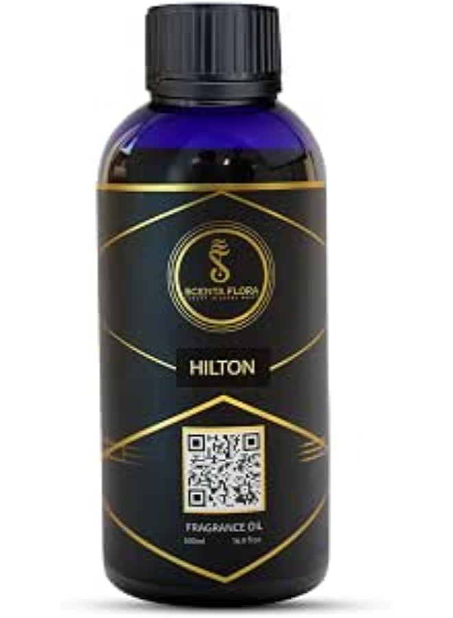 SCENTA FLORA Hilton Fragrance Oil for Scent Diffusers Aromatherapy 500ml | IFRA Certified | A blend of Sweet Fruit, Plum and Jasmine Scent for Home | Long-Lasting Freshness, Inviting Ambiance - Image 1