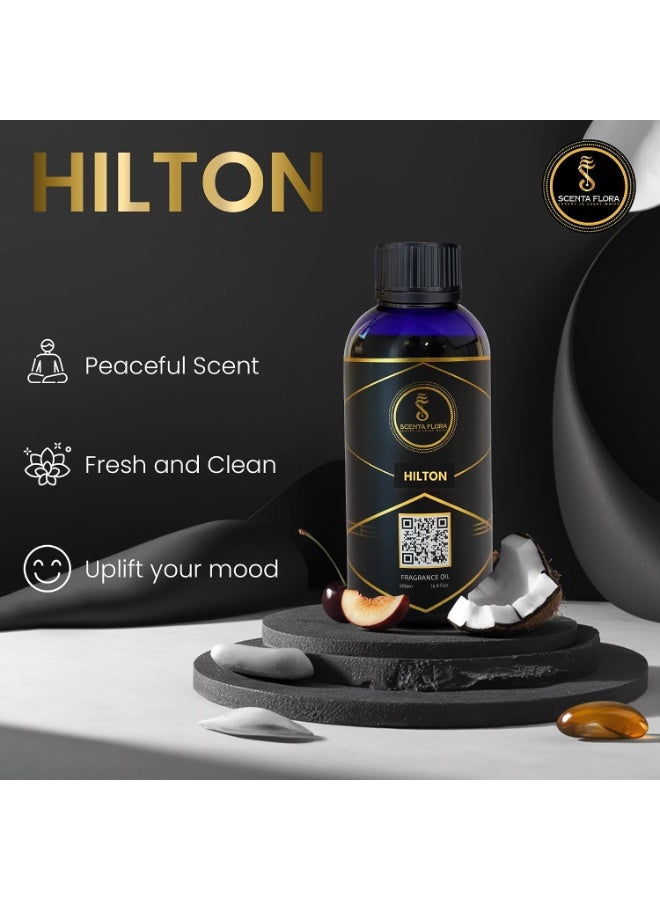 SCENTA FLORA Hilton Fragrance Oil for Scent Diffusers Aromatherapy 500ml | IFRA Certified | A blend of Sweet Fruit, Plum and Jasmine Scent for Home | Long-Lasting Freshness, Inviting Ambiance - Image 5