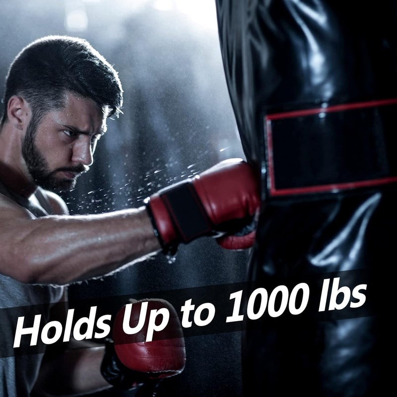 Eapele Heavy Bag Hanger, Punching Bag Mount for Ceiling 360° Swivel Wood Beam Holder for Boxing Bag, Heavy Bag, Gym Punching Bag, Speed Bag, Aerial Yoga Swing, Gymnastic Rings, Sandbag, Hammock - Image 5