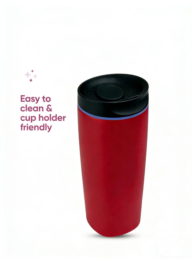 AACHEN SmoothSip Slider Insulated Stainless Steel Coffee Tumbler, Reusable Iced Coffee Cup, Hot Coffee Travel Mug, BPA Free 20 oz - Image 3