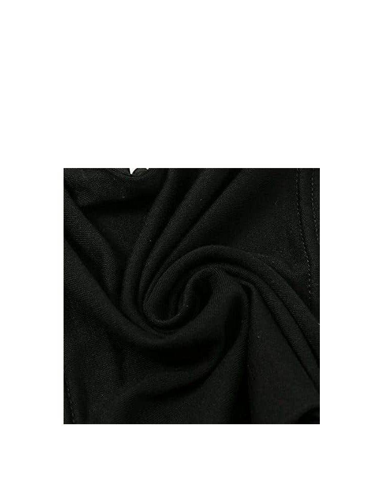 Comfortable Classic Long Scarf Black - Image 2
