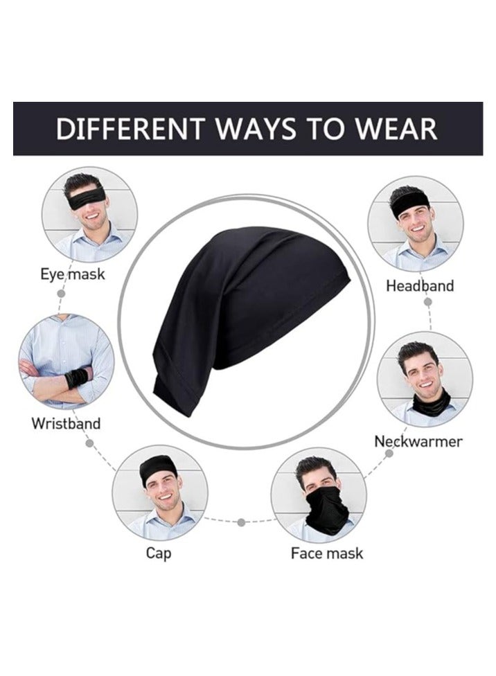 Comfortable Classic Long Scarf Black - Image 5