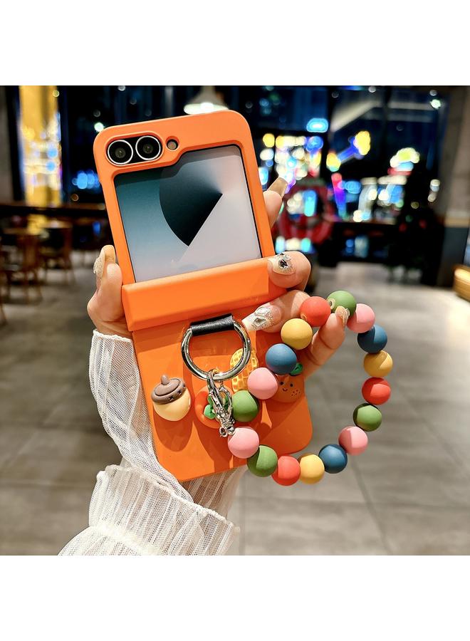 S-TOP Case For Samsung Galaxy Z Flip6 5G Good Things Happen Colored Oil Painting PC Phone Case - Image 2