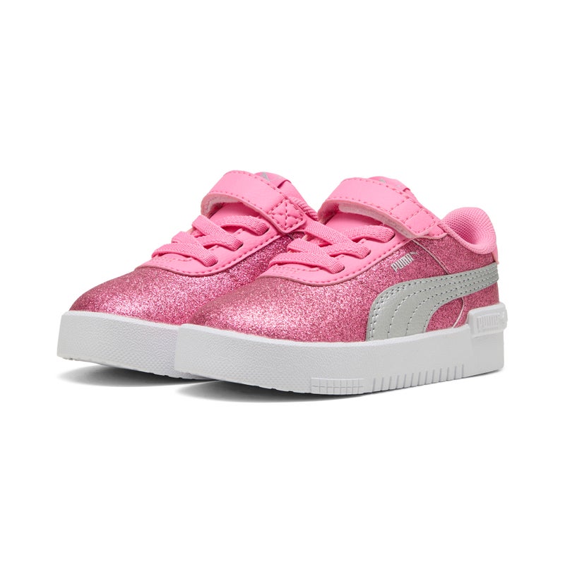 PUMA Jola Glitz Glam Kids Unisex Pink Sneakers - Image 2
