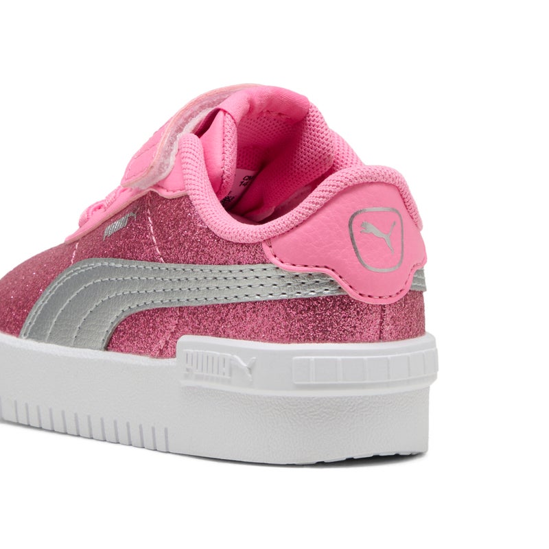 PUMA Jola Glitz Glam Kids Unisex Pink Sneakers - Image 3