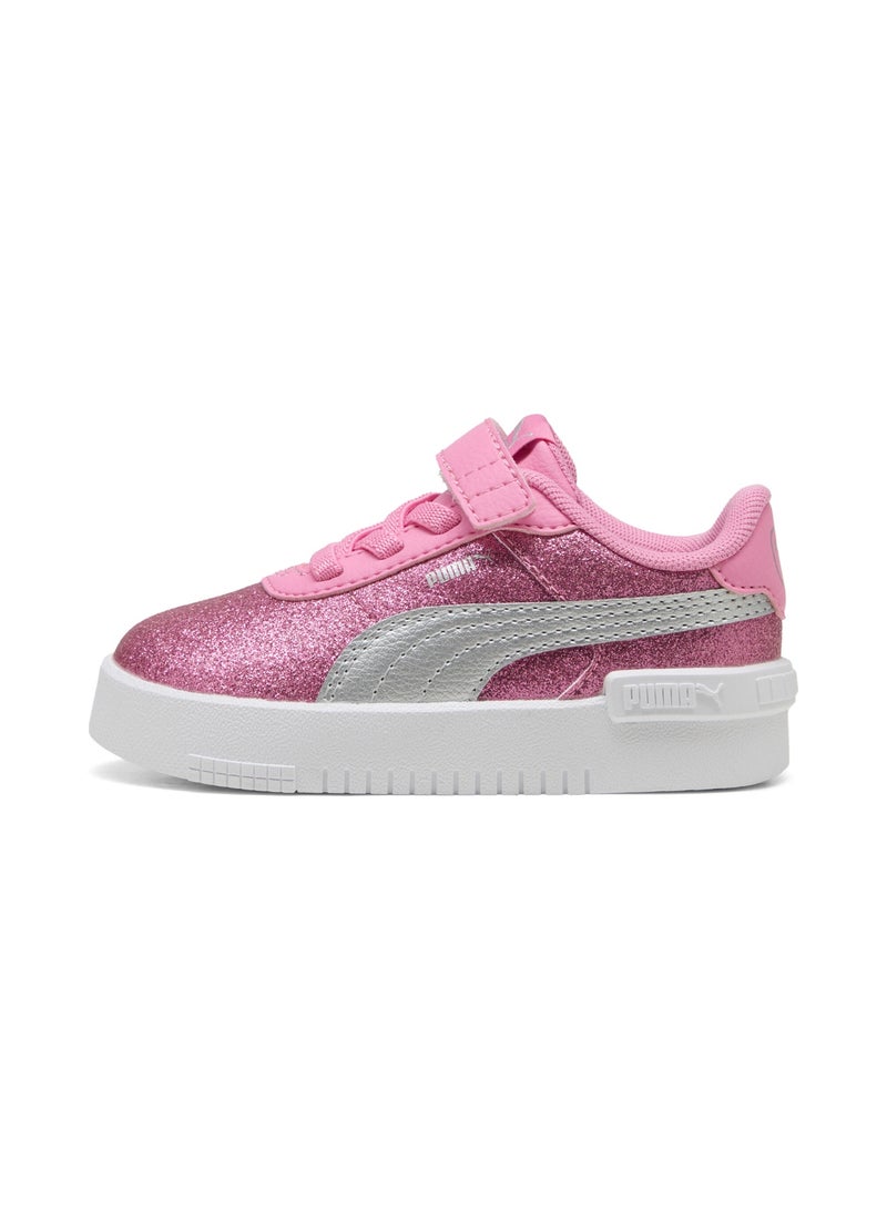 PUMA Jola Glitz Glam Kids Unisex Pink Sneakers - Image 1