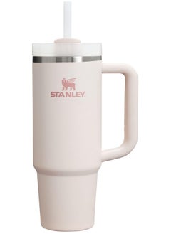 Stanley Quencher H2.0 FlowState Stainless Steel Vacuum Insulated Tumbler with Lid and Straw for Water, Iced Tea or Coffee, Smoothie and More, Rose Quartz 2.0, 30 OZ / 0.89 L