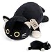 Wepop 24 Black Cat Plush Weighted Stuffed Animals 42lbs Weighted Black Cat Pillow Giant Cat Stuffed Animal Cuddle Plushies Gift for Kids Adults - Image 3