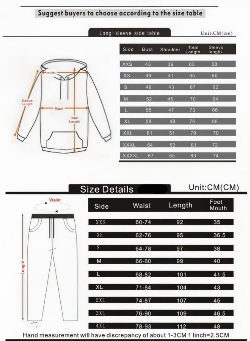 KUYING New Dragon Ball Print Hooded Pullover Ankle Binding Pants Sports Two-Piece Set  - Image 2