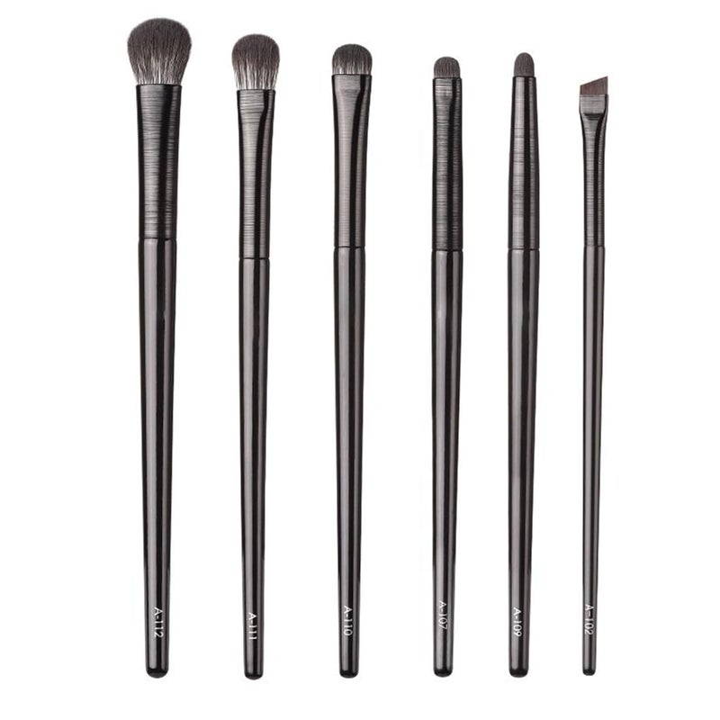 ZJchao 6pcs Eye Makeup Brush Set, Soft Fluffy Hair, Strong Powder Grasping Detail Brushes for Eyes, Different Sizes and Shapes, Fluffy and Skin Friendly, Easy to Cleanse, Ergonomic - Image 1