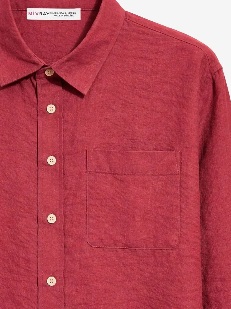 ميكسراي Mixray Relaxed Fit Shirt with Pocket