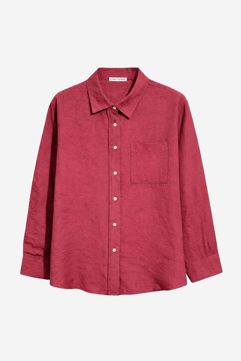 Mixray Relaxed Fit Shirt with Pocket - Image 1