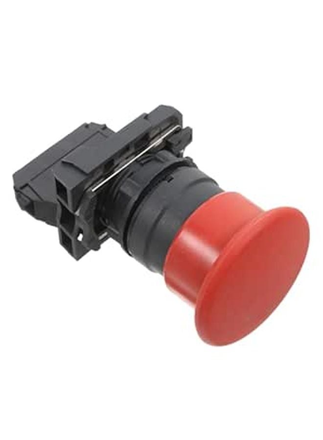 Industrial Emergency Stop Push Button Switch Mushroom Head Normally Closed Safety Control - Image 1