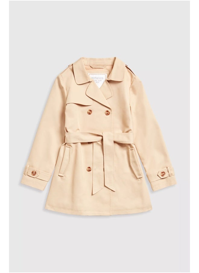mothercare Stone Trench Coat  - Image 1