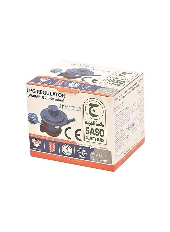 rawafd ALRAWFD LPG Gas Regulator 20-90mbar  - Image 2