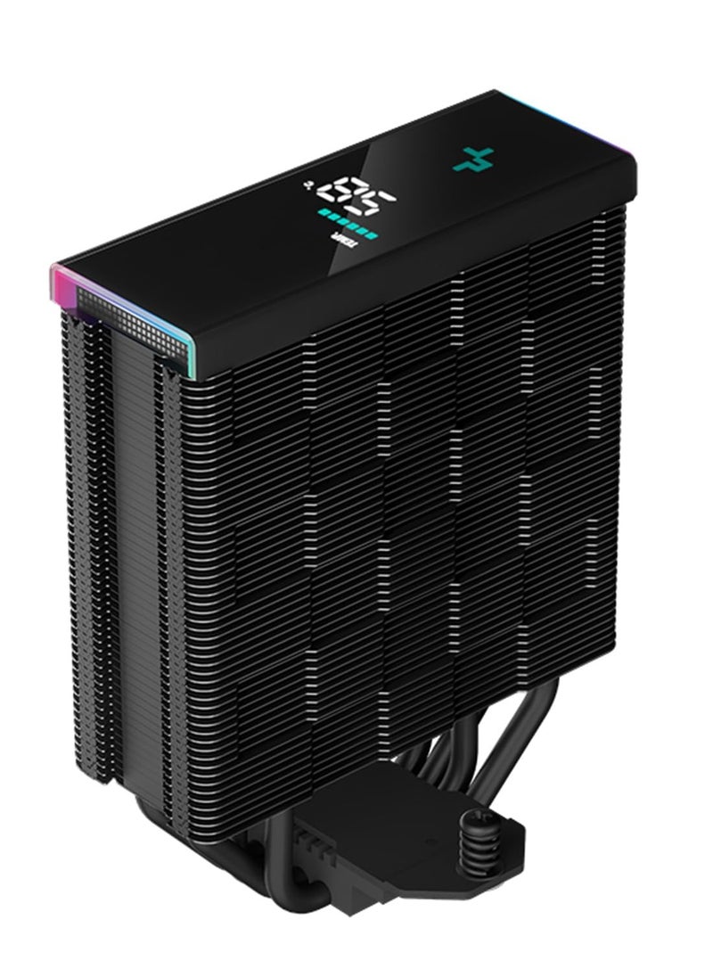 ديب كول Deepcool AK400 مبرد وحدة المعالجة المركزية الرقمي 120 ملم / مروحة وحدة المعالجة المركزية - أسود | دعم إنتل - LGA1700/1200/1151/1150/1155 و AMD - AM5/AM4 - R-AK400-BKADMN-G  - Image 4