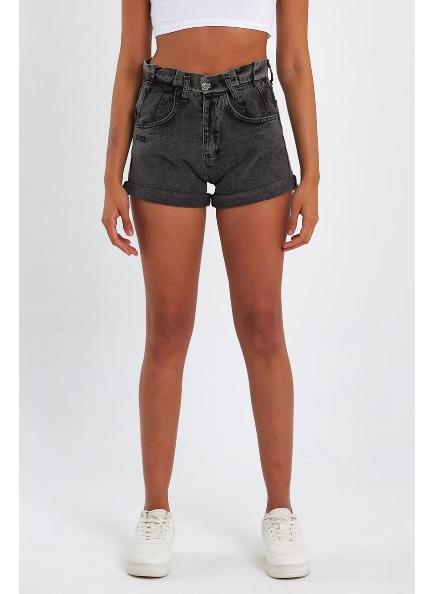 الكسندر جاردي Special Collection Denim Mini Shorts (4012S)